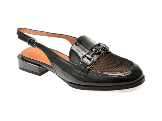 Pantofi EPICA negri, H102