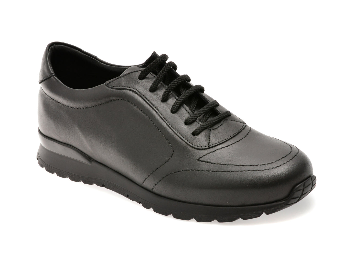 Pantofi sport OTTER negri, 54521, din piele naturala