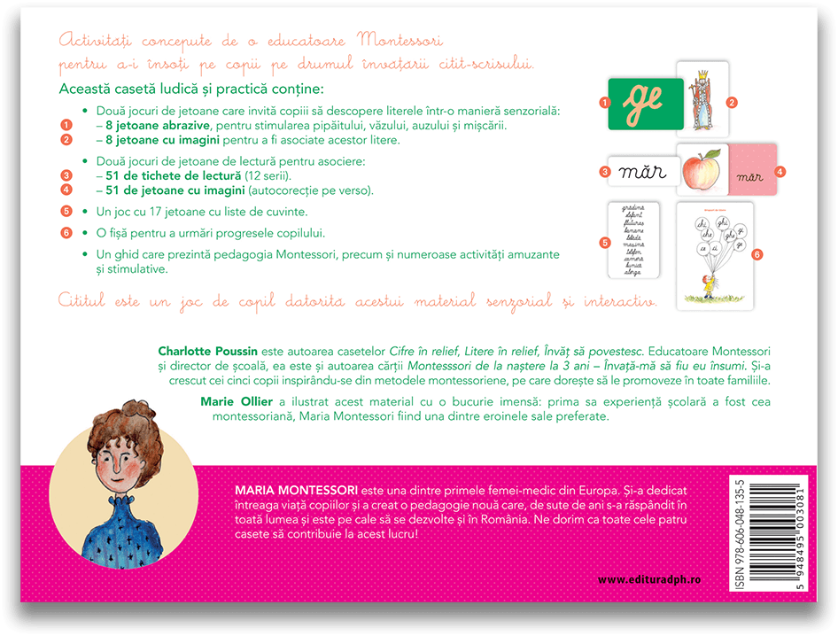 Invat sa citesc cu Montessori - Anne Ghesquiere, Charlotte Poussin