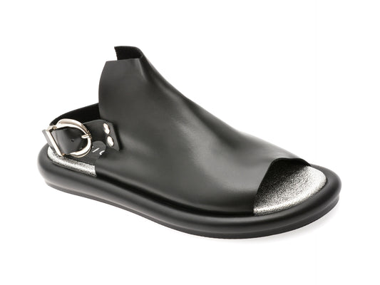 Sandale EPICA negre, 3642337, din piele naturala