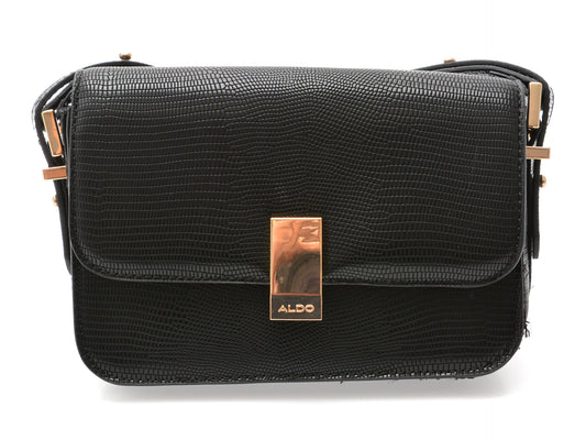 Geanta ALDO neagra, ETEINI 001, din piele ecologica