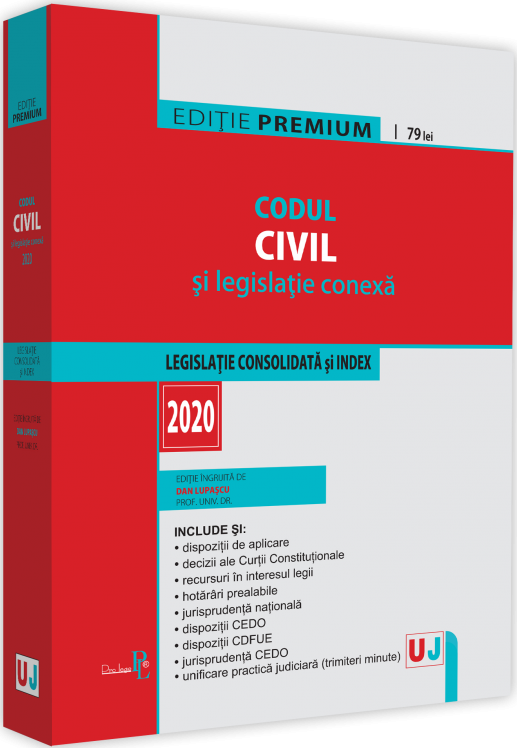 Codul civil si legislatie conexa 2020. Editie Premium - Dan Lupascu