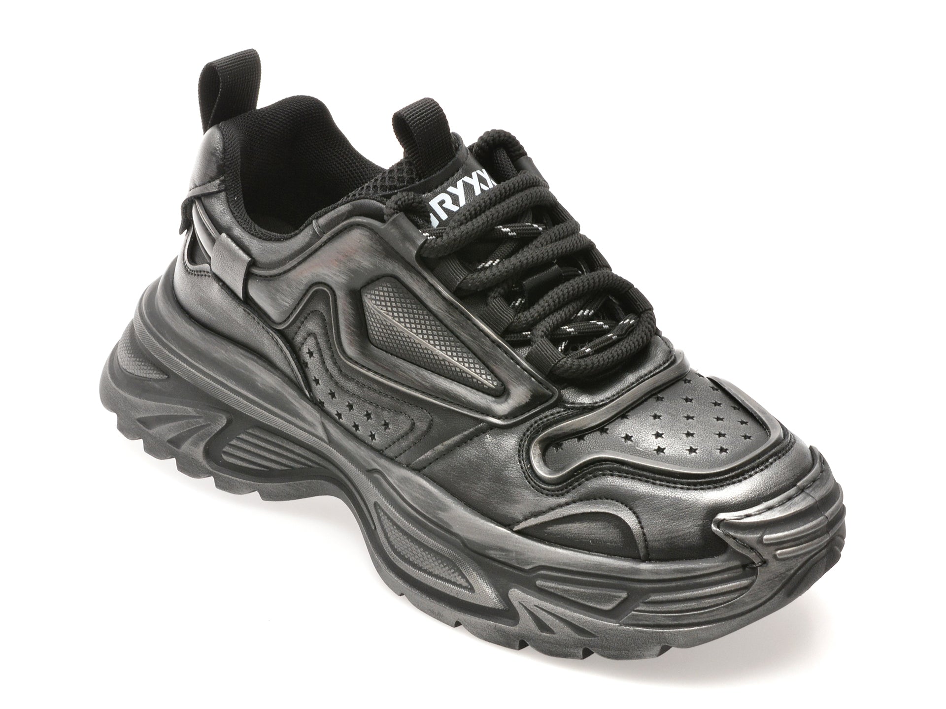 Pantofi sport GRYXX negri, 69027, din piele naturala