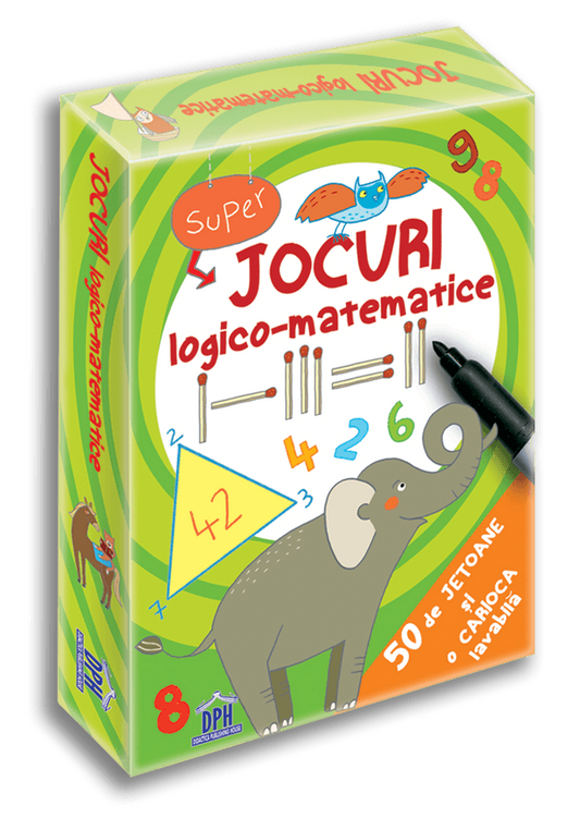 Jocuri logico-matematice - 50 de jetoane- Philip Kiefer