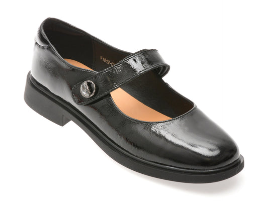 Pantofi GRYXX negri, 1012C25, din piele naturala lacuita