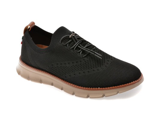 Pantofi GRYXX negri, 70163, din material textil