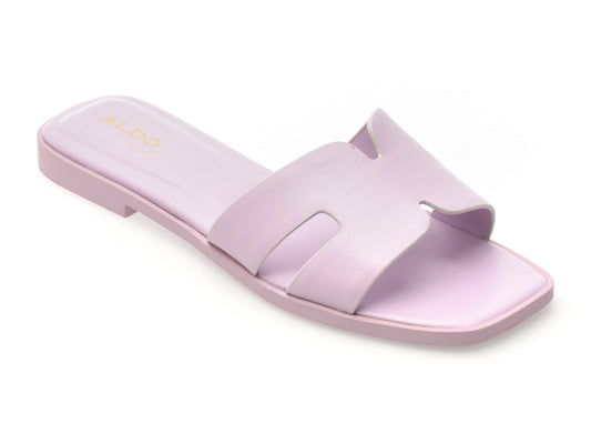 Papuci ALDO mov, ITSANDAL 530, din piele naturala