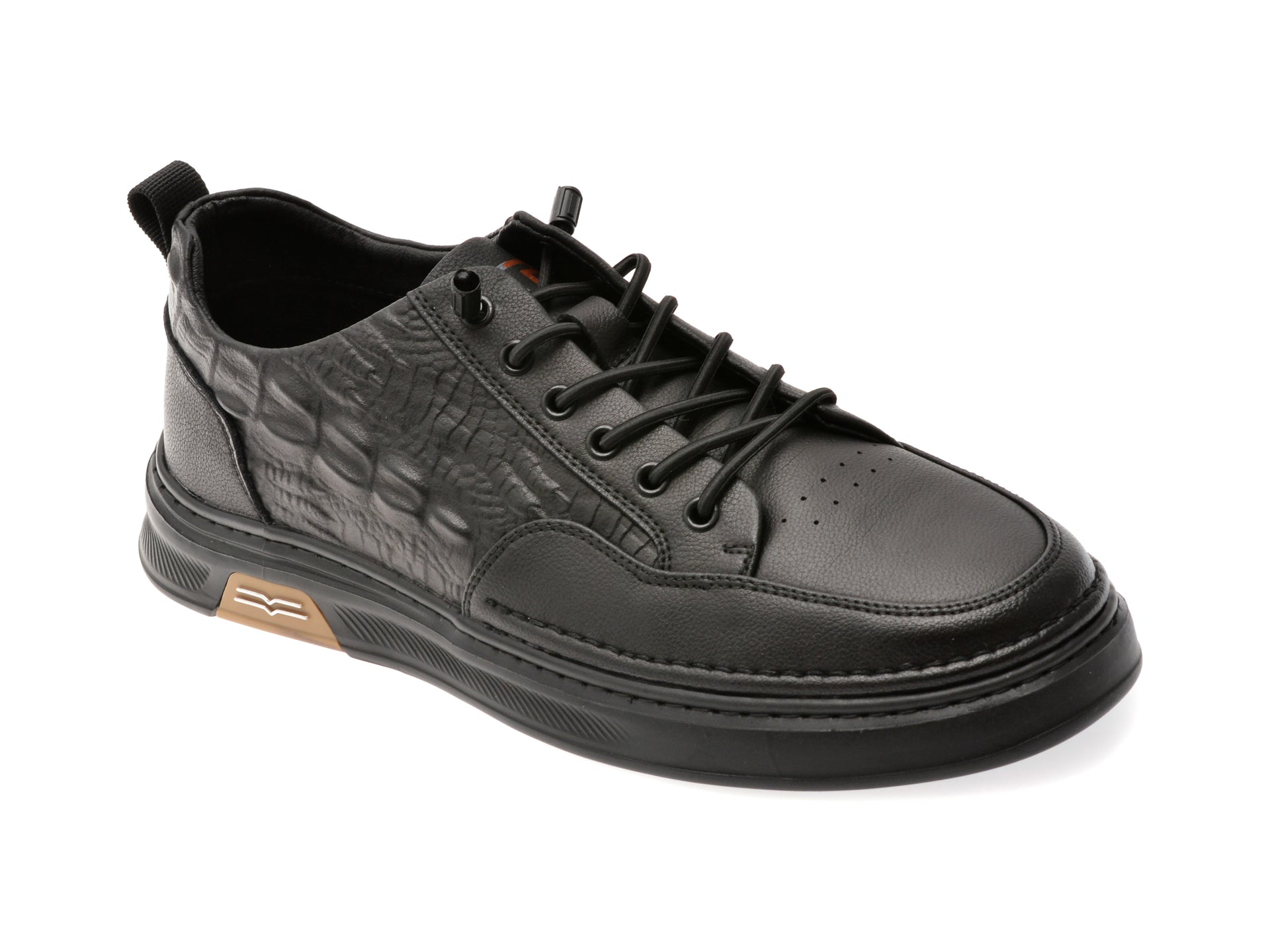 Pantofi sport BITE THE BULLET negri, T37110, din piele naturala
