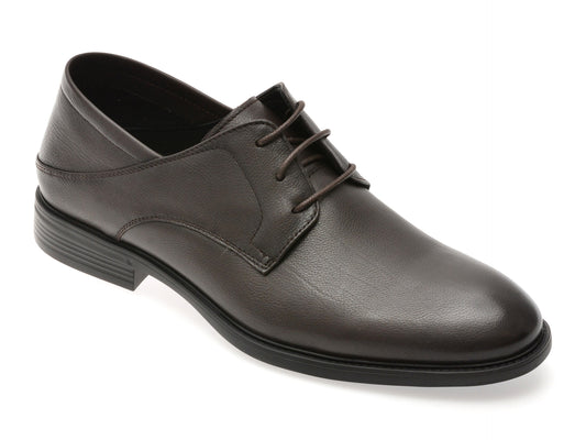 Pantofi eleganti GRYXX maro, WH133, din piele naturala