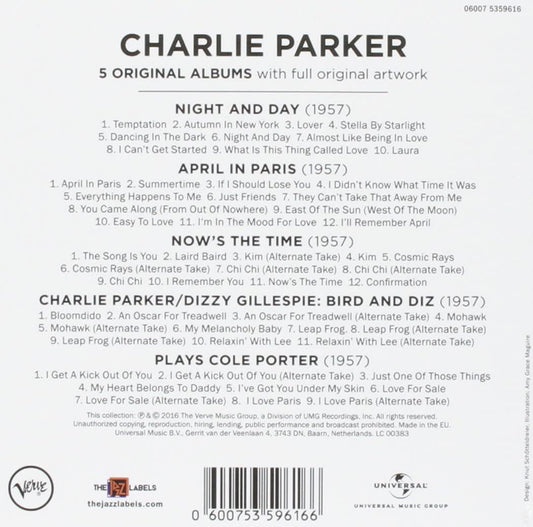 Charlie Parker - 5 Original Albums- Charlie Parker