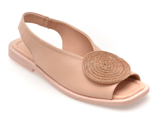 Sandale GRYXX nude, 5001776, din piele naturala