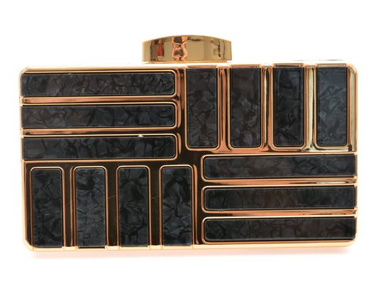 Geanta EPICA neagra, 133, din metal