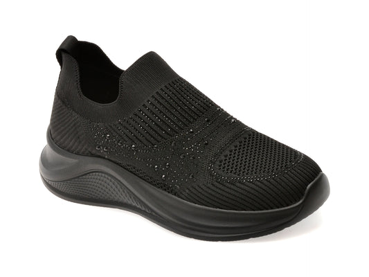 Pantofi sport FLAVIA PASSINI negri, 1007, din material textil