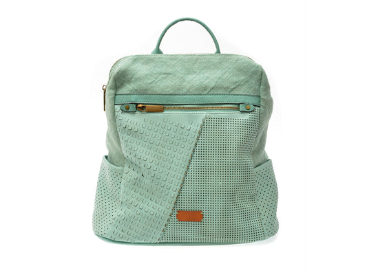 Rucsac GRYXX verde, 1593, din piele ecologica