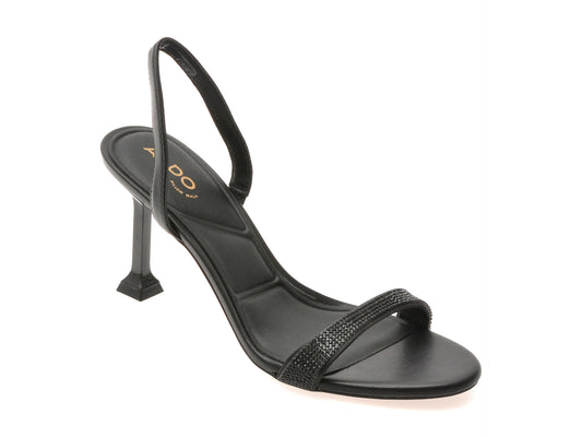 Sandale elegante ALDO negre, RADIANCE 001, din piele ecologica