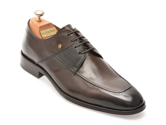 Pantofi eleganti LE COLONEL maro, 48494, din piele naturala