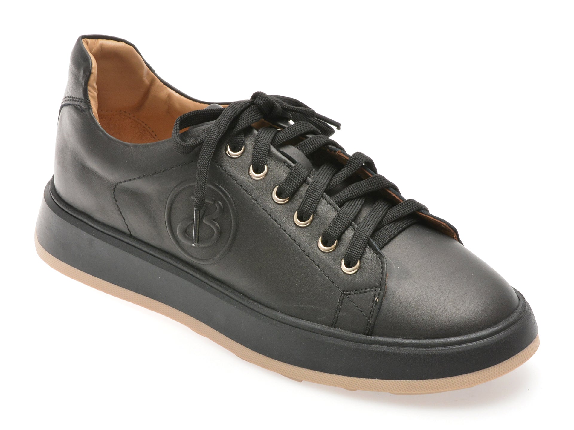 Pantofi sport FLAVIA PASSINI negri, T10, din piele naturala