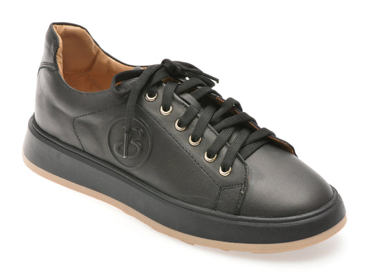 Pantofi sport FLAVIA PASSINI negri, T10, din piele naturala