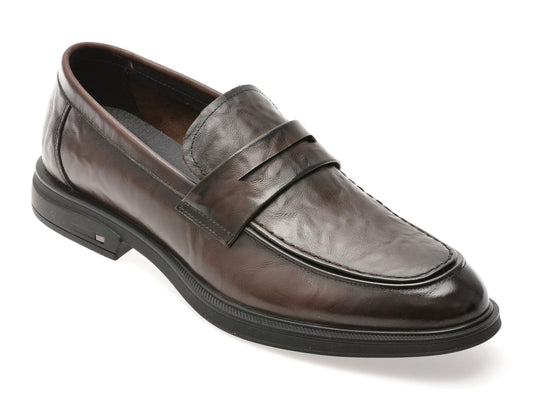 Mocasini eleganti GRYXX maro, 98219, din piele naturala