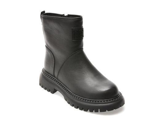 Ghete GRYXX negre, 805320, din piele naturala