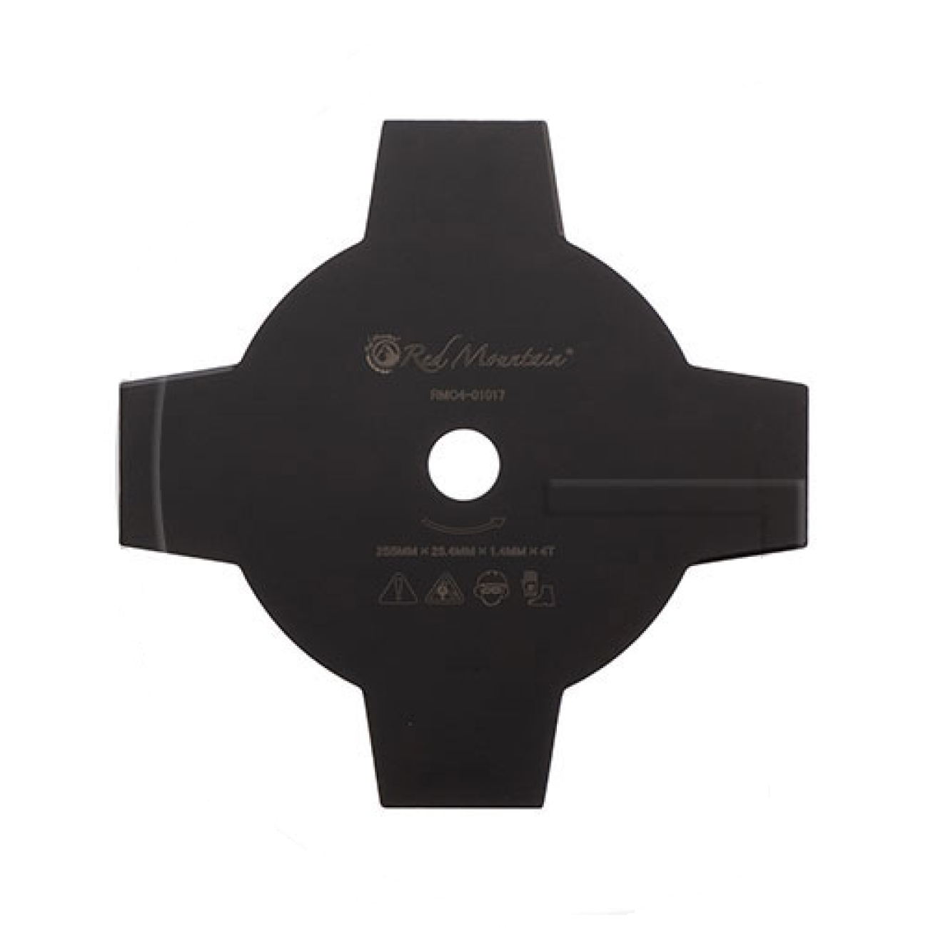 Disc Motocoasa, Grosime Lama 3 mm, Diametru Central 25.4 mm, Lungime Lama 300 mm, 4 Dinti, Red Mountain
