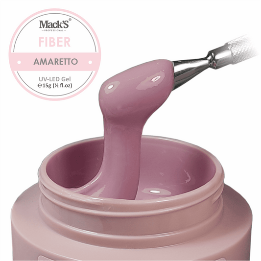 Gel Constructie Fiber Amaretto 15Ml Macks - Fa15-Mks