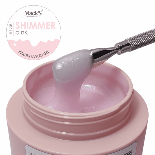 Gel Constructie Shimmer Pink 15Ml Macks - Shp15-Mks