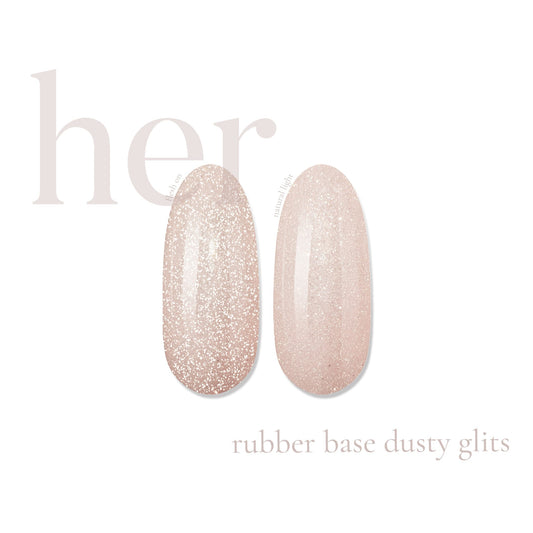Her Rubber Base Dusty Glits - Everin