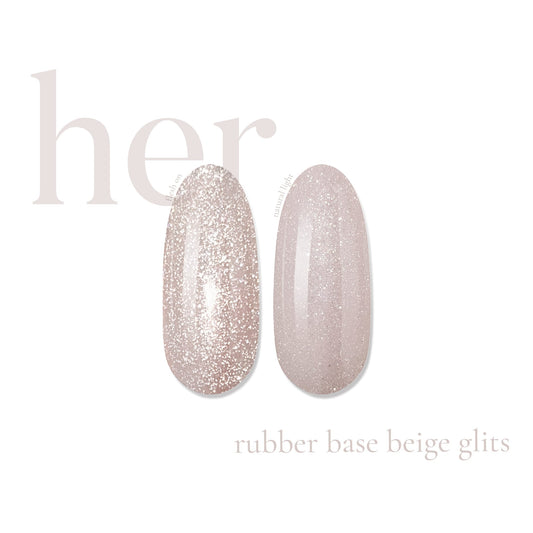 Her Rubber Base Gold Glits - Everin