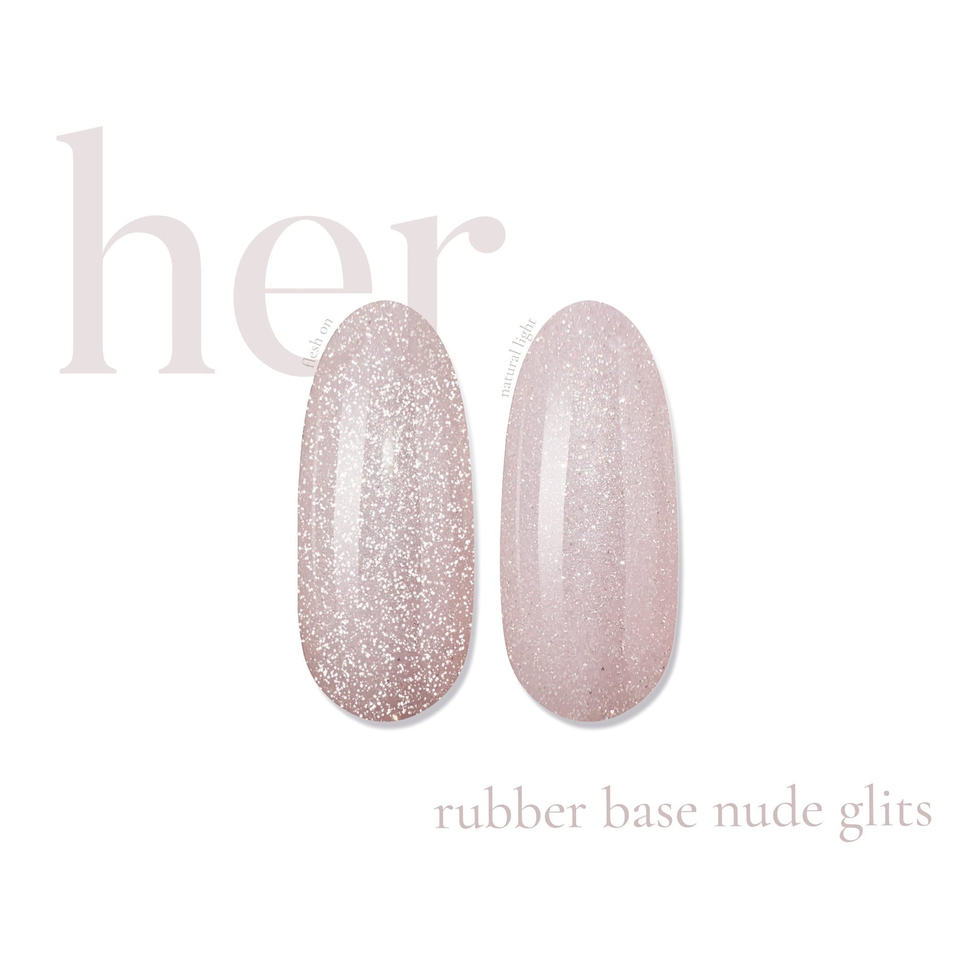 Her Rubber Base Nude Glits - Everin