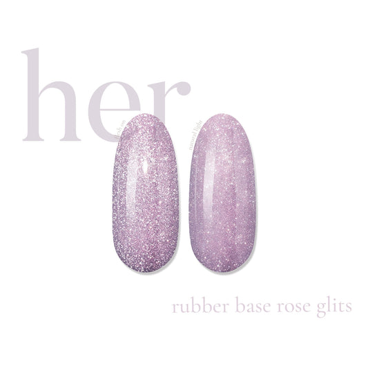 Her Rubber Base Rose Glits - Everin