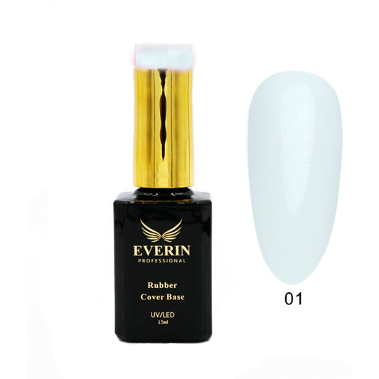 Rubber Cover Base Everin 15Ml- 01 Alb Laptos - Rbc-01