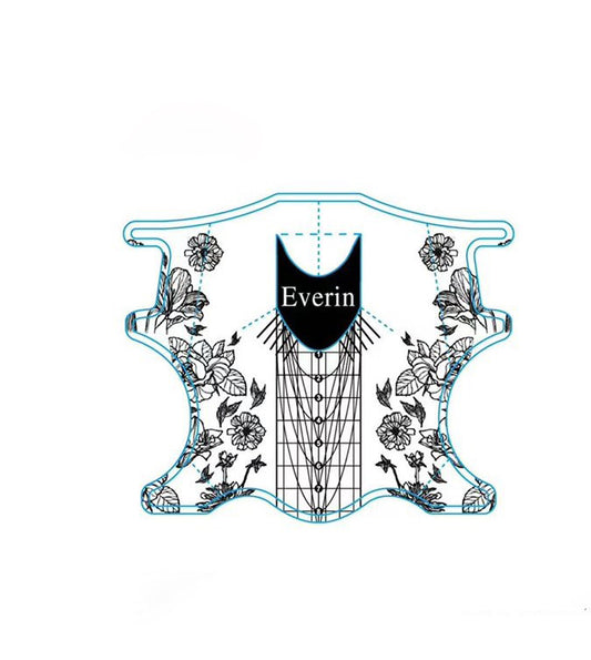 Sabloane Unghii Profesionale Everin Rola 500Buc. U90 - Everin