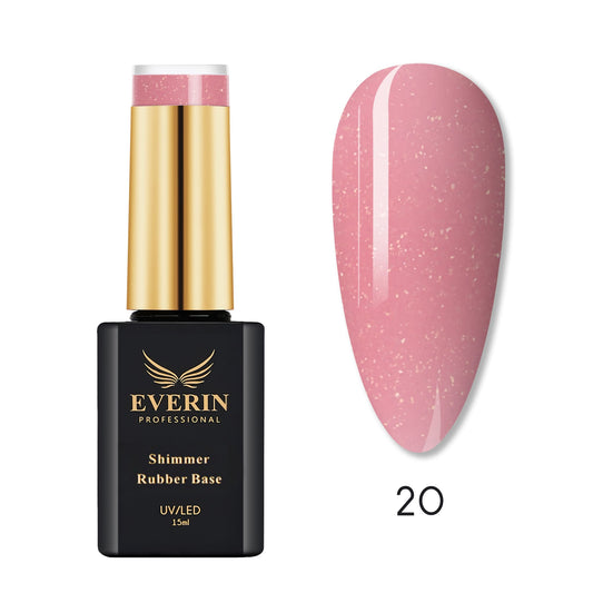 Shimmer Rubber Base Everin 15Ml- 19 - Srb-19