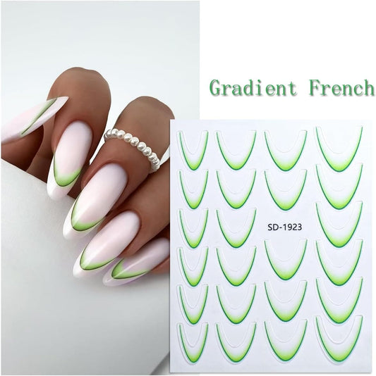 Sticker Decor Unghii French Color Sd-1923 - Everin