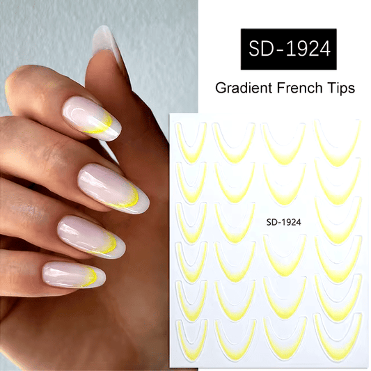 Sticker Decor Unghii French Color Sd-1924 - Everin