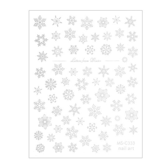 Sticker Decor Unghii Model Iarna/Craciun Ms-C333 - Z-A901 - Everin