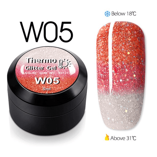 Thermo Glitter Color Gel W05 - W05