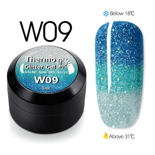 Thermo Glitter Color Gel W09 - W09