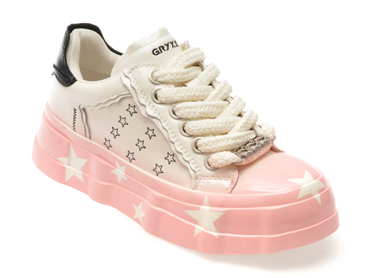 Pantofi sport GRYXX roz, 8063, din piele ecologica