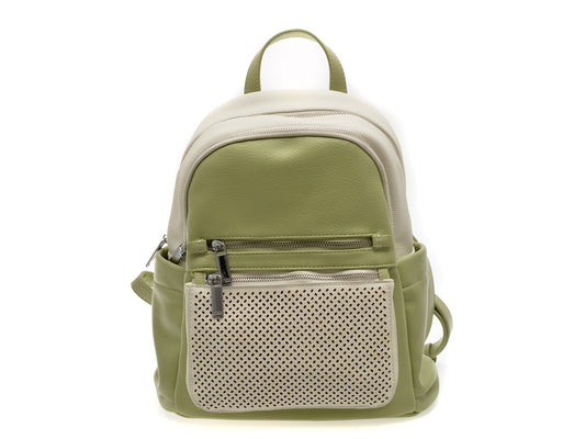 Rucsac GRYXX verde, 4077, din piele ecologica