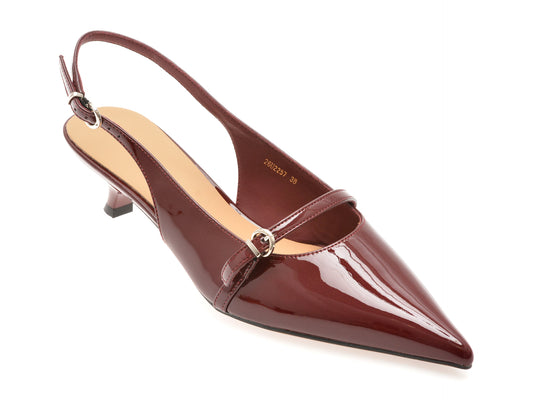 Pantofi eleganti EPICA visinii, 26U2257, din piele ecologica lacuita