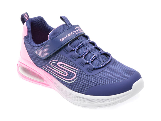 Pantofi sport SKECHERS bleumarin, MICROSPEC MAX ADVANCE , din material textil