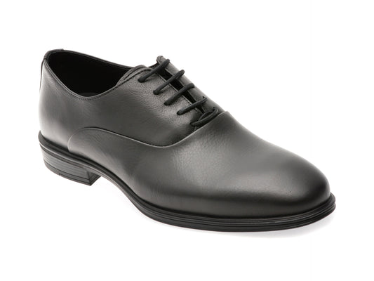 Pantofi eleganti OTTER negri, 40031, din piele naturala