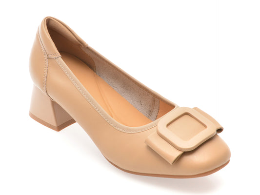 Pantofi LAVIA PASSINI nude, 8005, din piele naturala