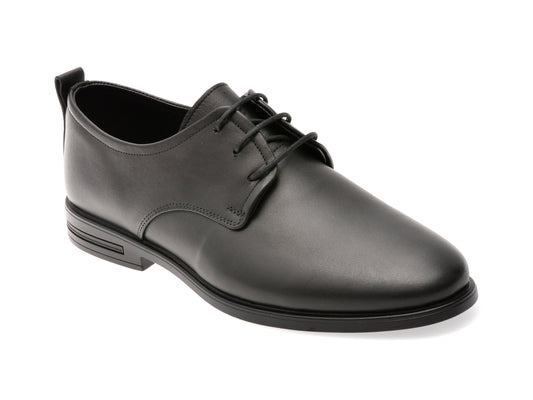 Pantofi eleganti OTTER negri, 1453, din piele naturala