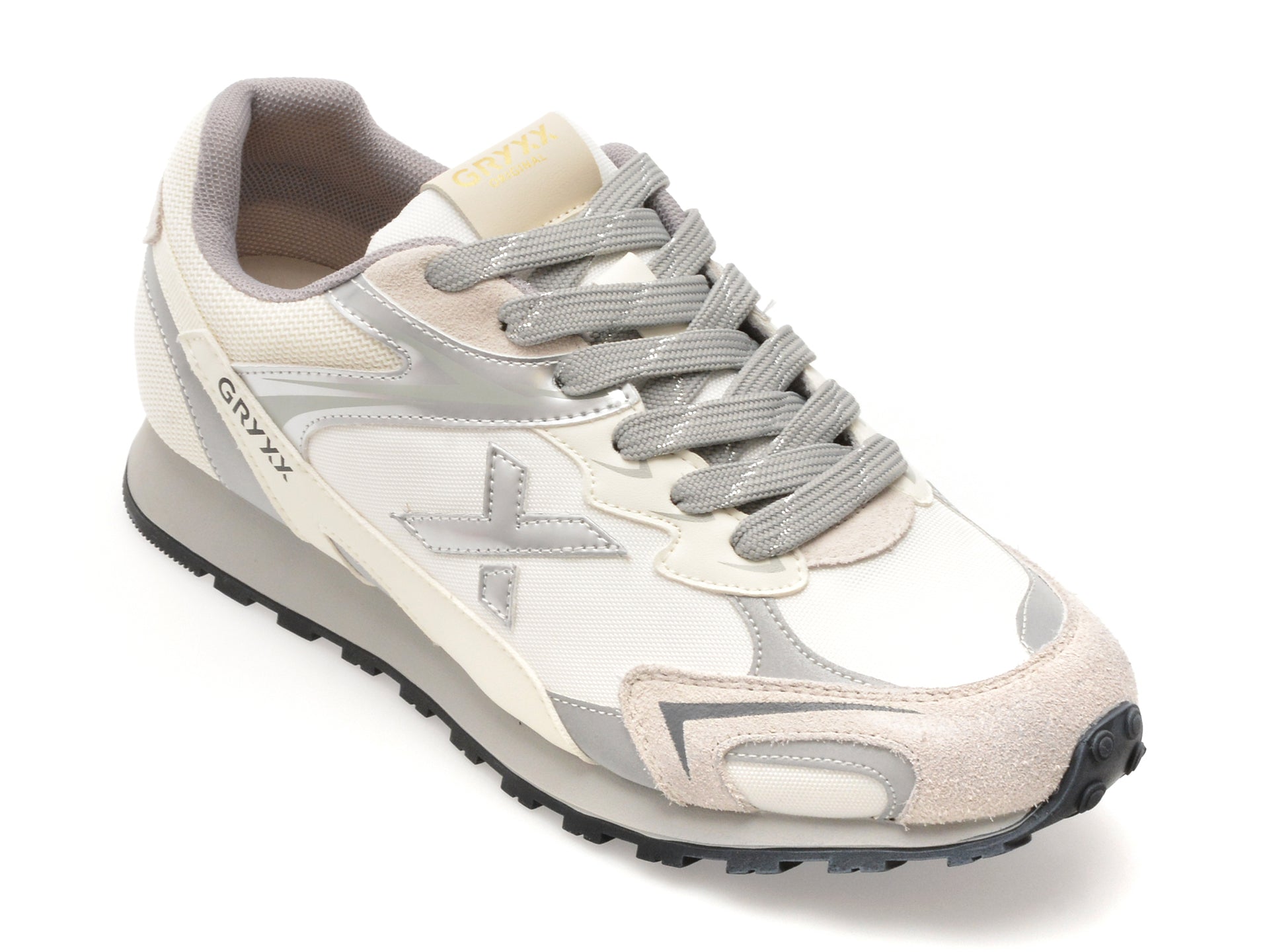 Pantofi sport GRYXX albi, 3013, din material textil