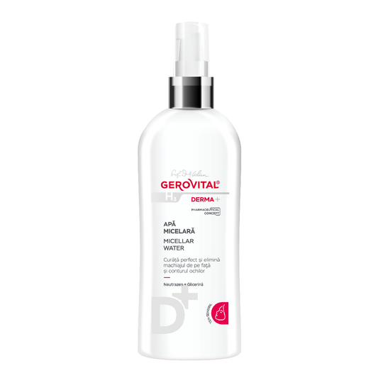 Apa micelara H3 Derma+, 150 ml, Gerovital