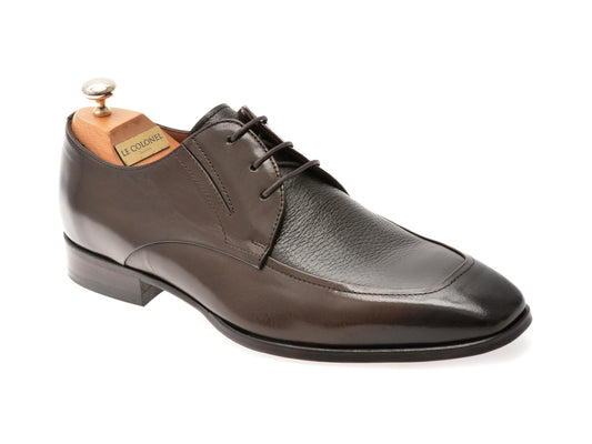 Pantofi eleganti LE COLONEL maro, 72501, din piele naturala