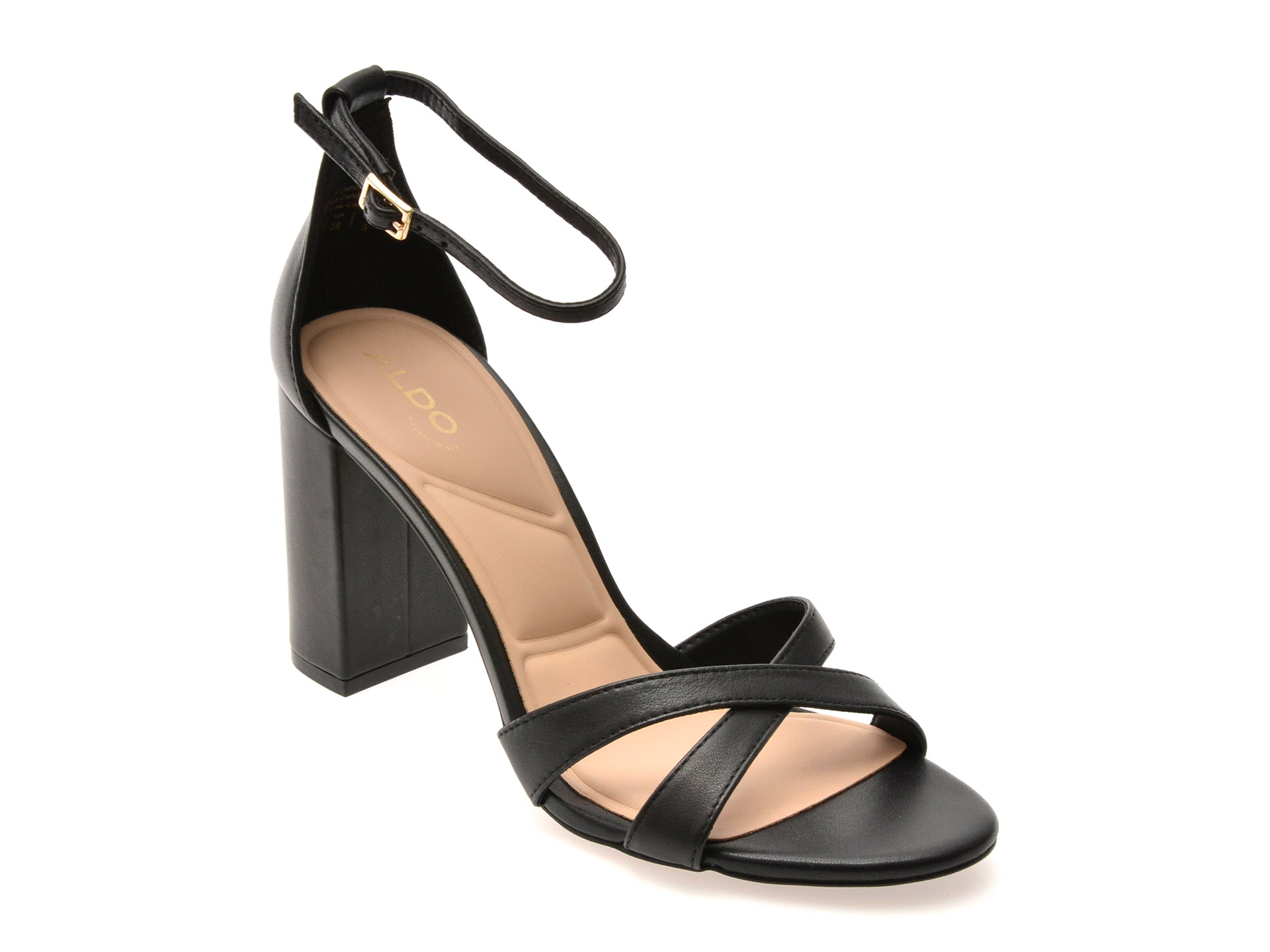 Sandale elegante ALDO negre, MELODIE 001, din piele naturala